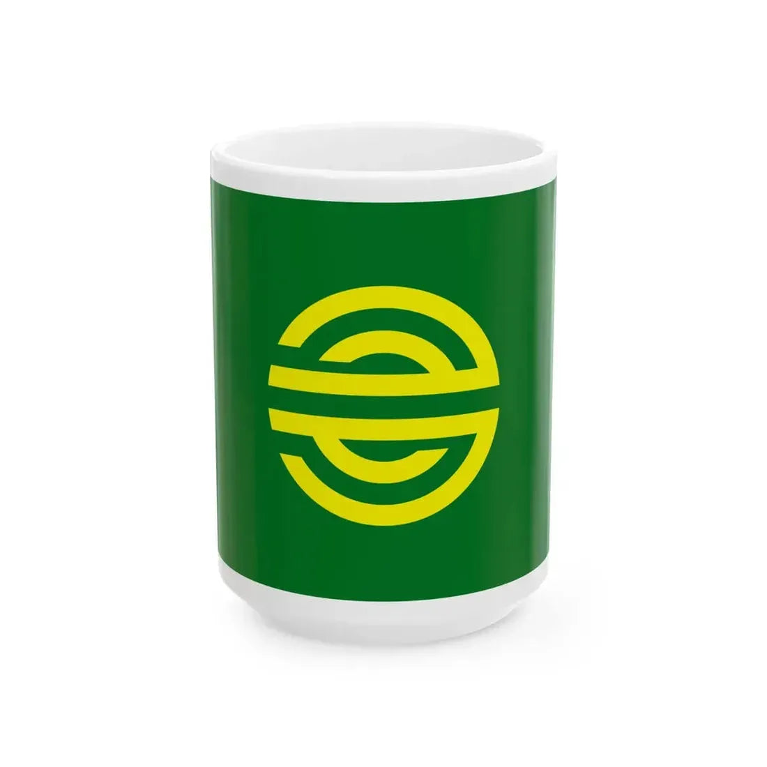 Flag of Tarama Okinawa no text (Japan) White Coffee Mug 15oz - Go Mug Yourself