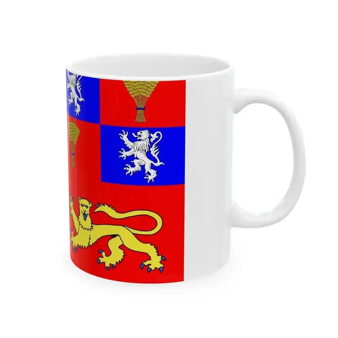 Flag of Tarn-et-Garonne (France) White Coffee Mug - Go Mug Yourself