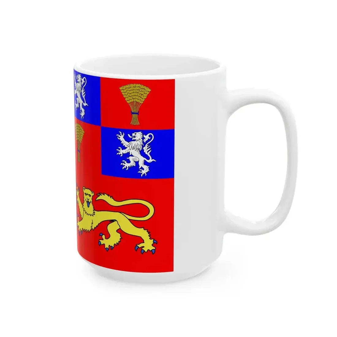 Flag of Tarn-et-Garonne (France) White Coffee Mug - Go Mug Yourself
