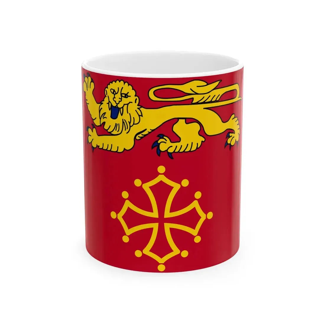 Flag of Tarn-et-Garonne variant (France) White Coffee Mug 11oz - Go Mug Yourself