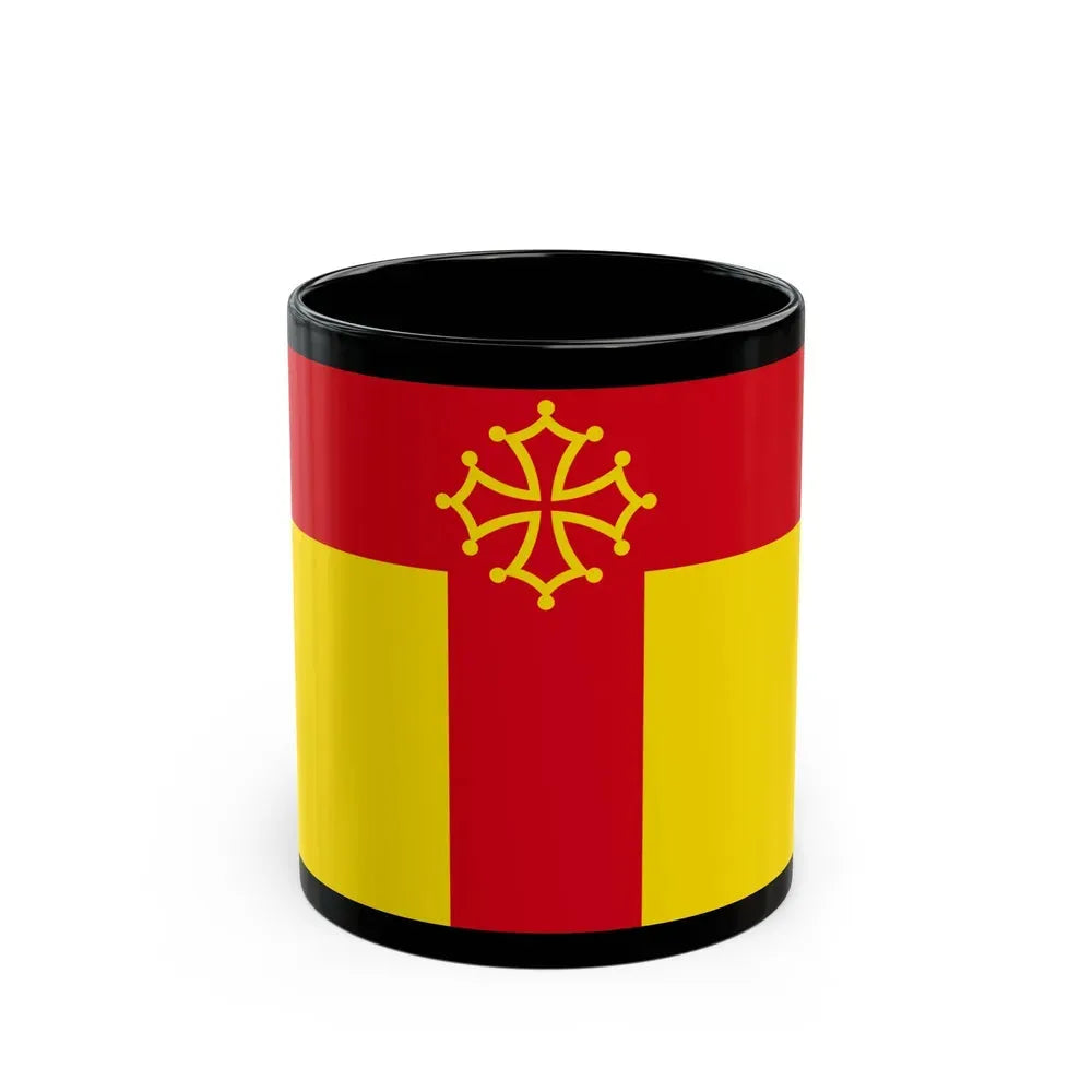 Flag of Tarn France - Black Coffee Mug 11oz - Go Mug Yourself