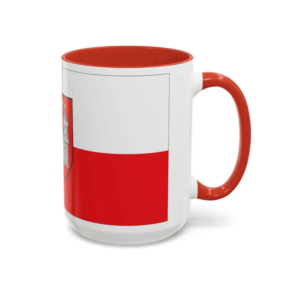 Flag of Tartu Estonia - Accent Coffee Mug - Go Mug Yourself