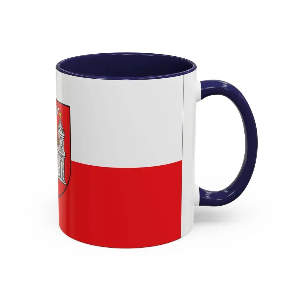 Flag of Tartu Estonia - Accent Coffee Mug - Go Mug Yourself