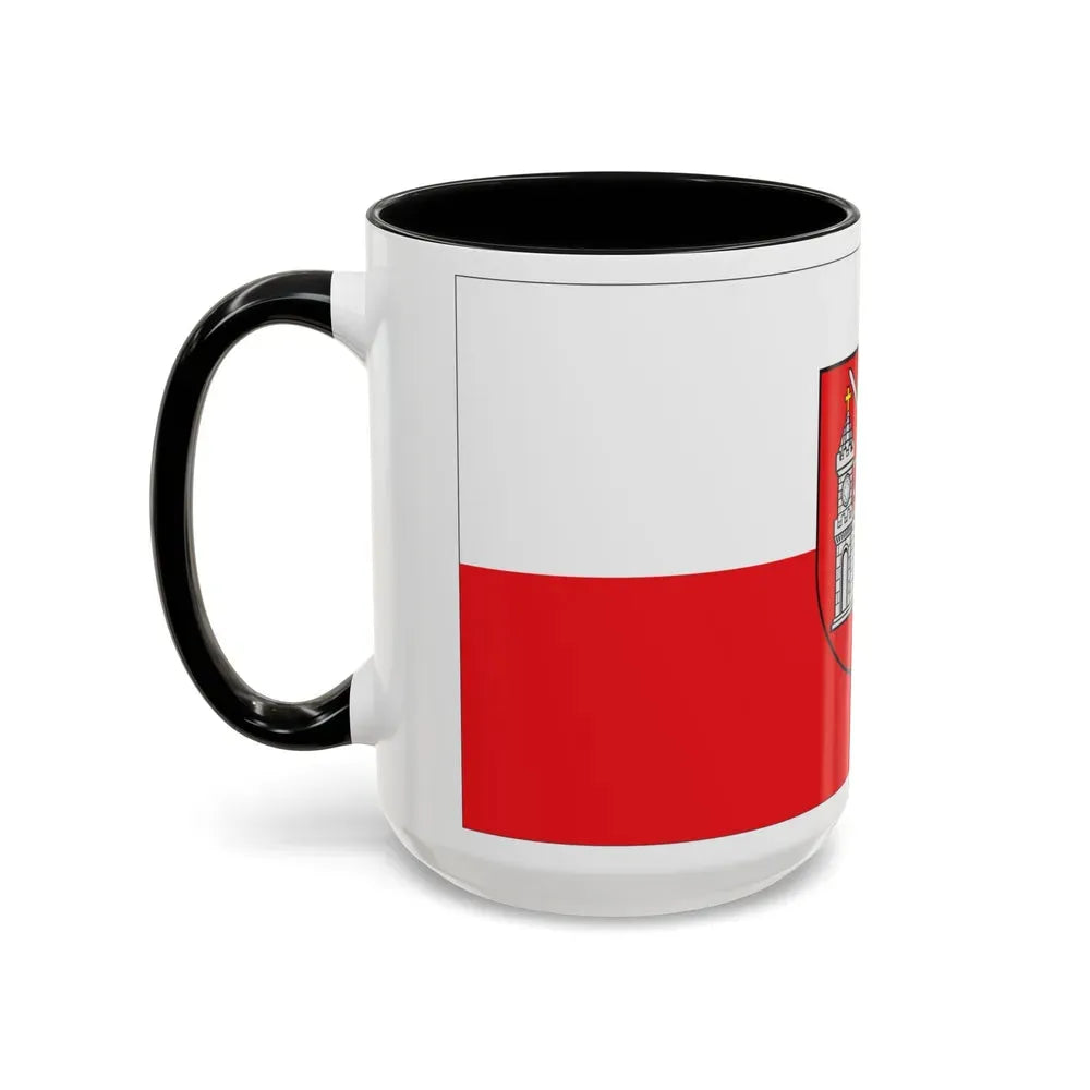 Flag of Tartu Estonia - Accent Coffee Mug - Go Mug Yourself