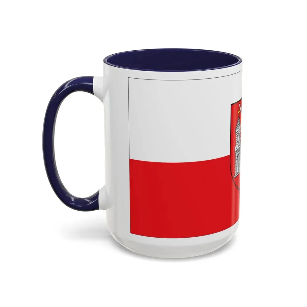 Flag of Tartu Estonia - Accent Coffee Mug - Go Mug Yourself