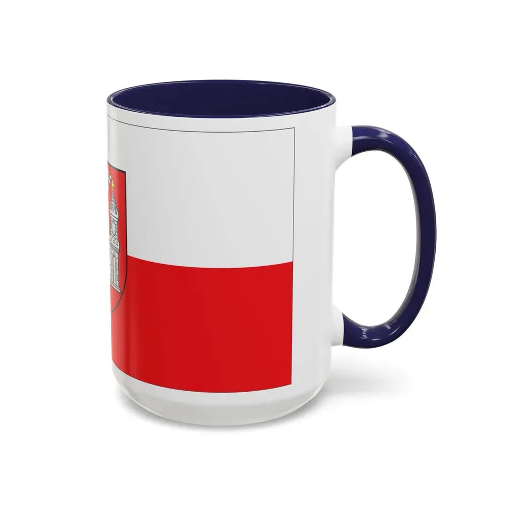 Flag of Tartu Estonia - Accent Coffee Mug - Go Mug Yourself