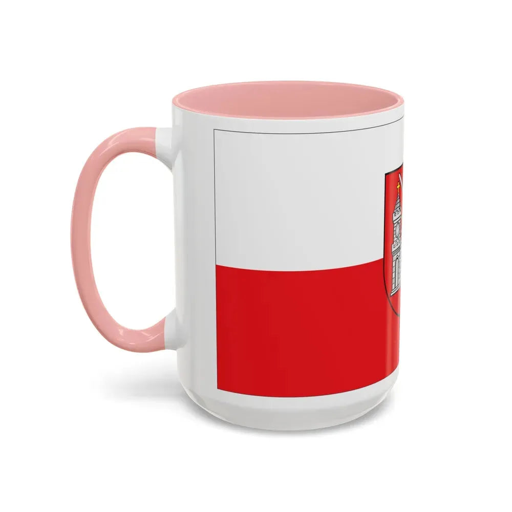 Flag of Tartu Estonia - Accent Coffee Mug - Go Mug Yourself