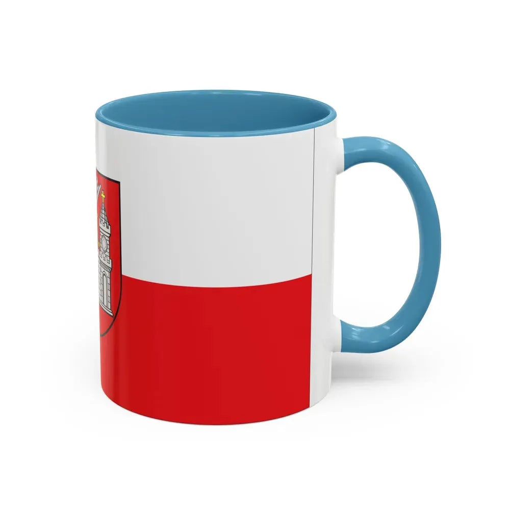 Flag of Tartu Estonia - Accent Coffee Mug - Go Mug Yourself