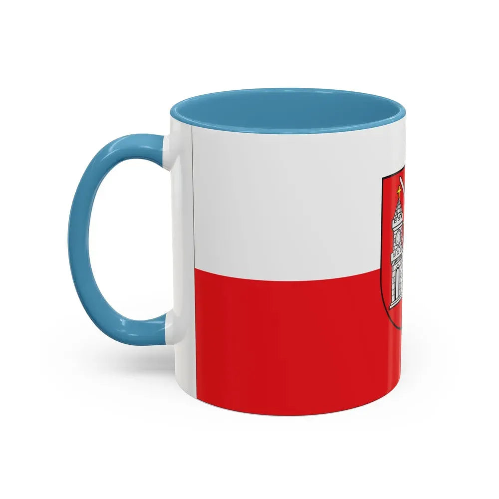 Flag of Tartu Estonia - Accent Coffee Mug - Go Mug Yourself