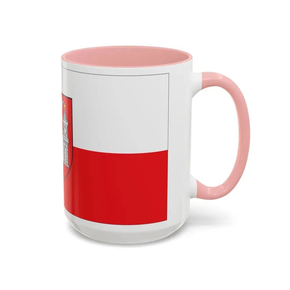 Flag of Tartu Estonia - Accent Coffee Mug - Go Mug Yourself
