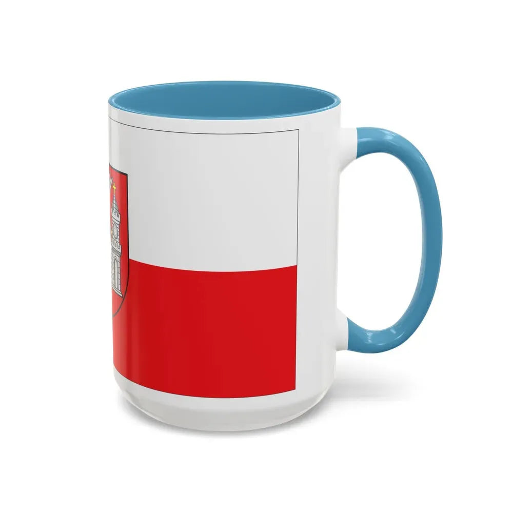 Flag of Tartu Estonia - Accent Coffee Mug - Go Mug Yourself