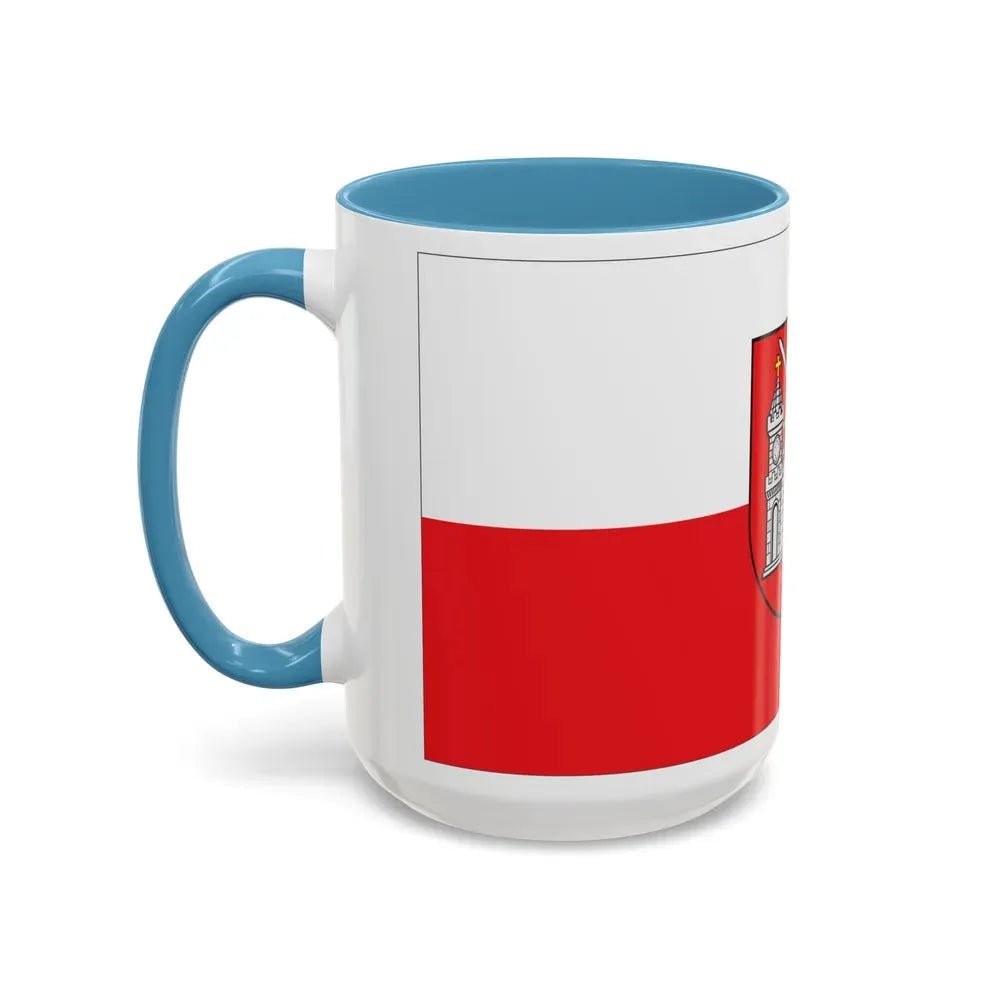Flag of Tartu Estonia - Accent Coffee Mug - Go Mug Yourself