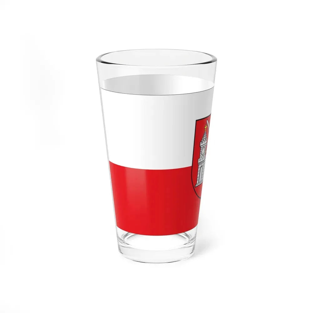 Flag of Tartu Estonia - Pint Glass 16oz - Go Mug Yourself