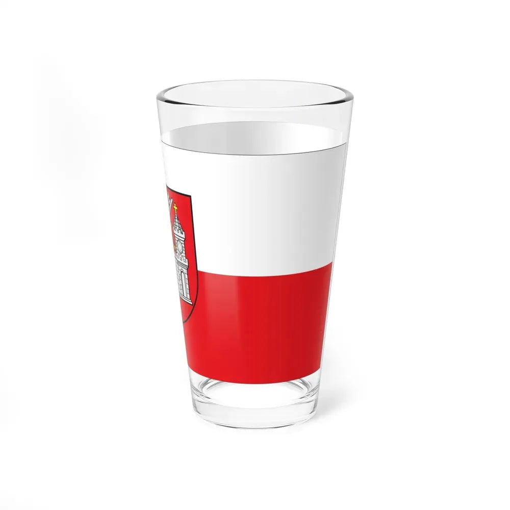 Flag of Tartu Estonia - Pint Glass 16oz - Go Mug Yourself