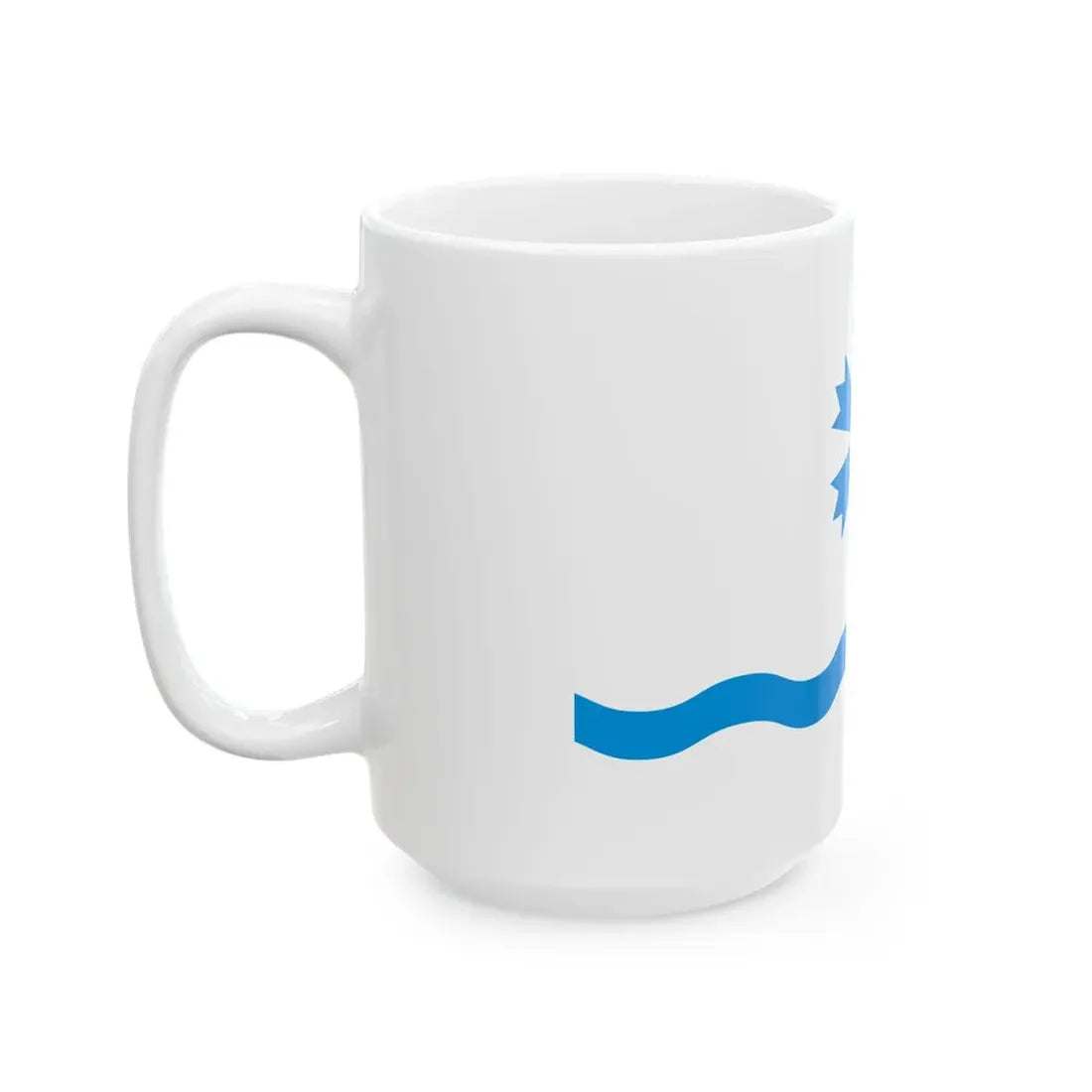 Flag of Tartu Parish (Estonia) White Coffee Mug - Go Mug Yourself