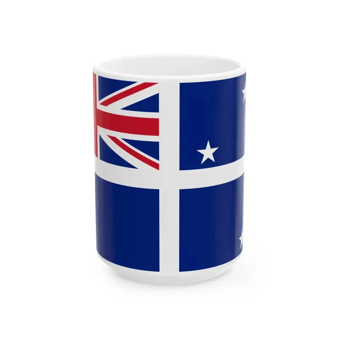 Flag of Tasmania 1875 (Australia) White Coffee Mug 15oz - Go Mug Yourself
