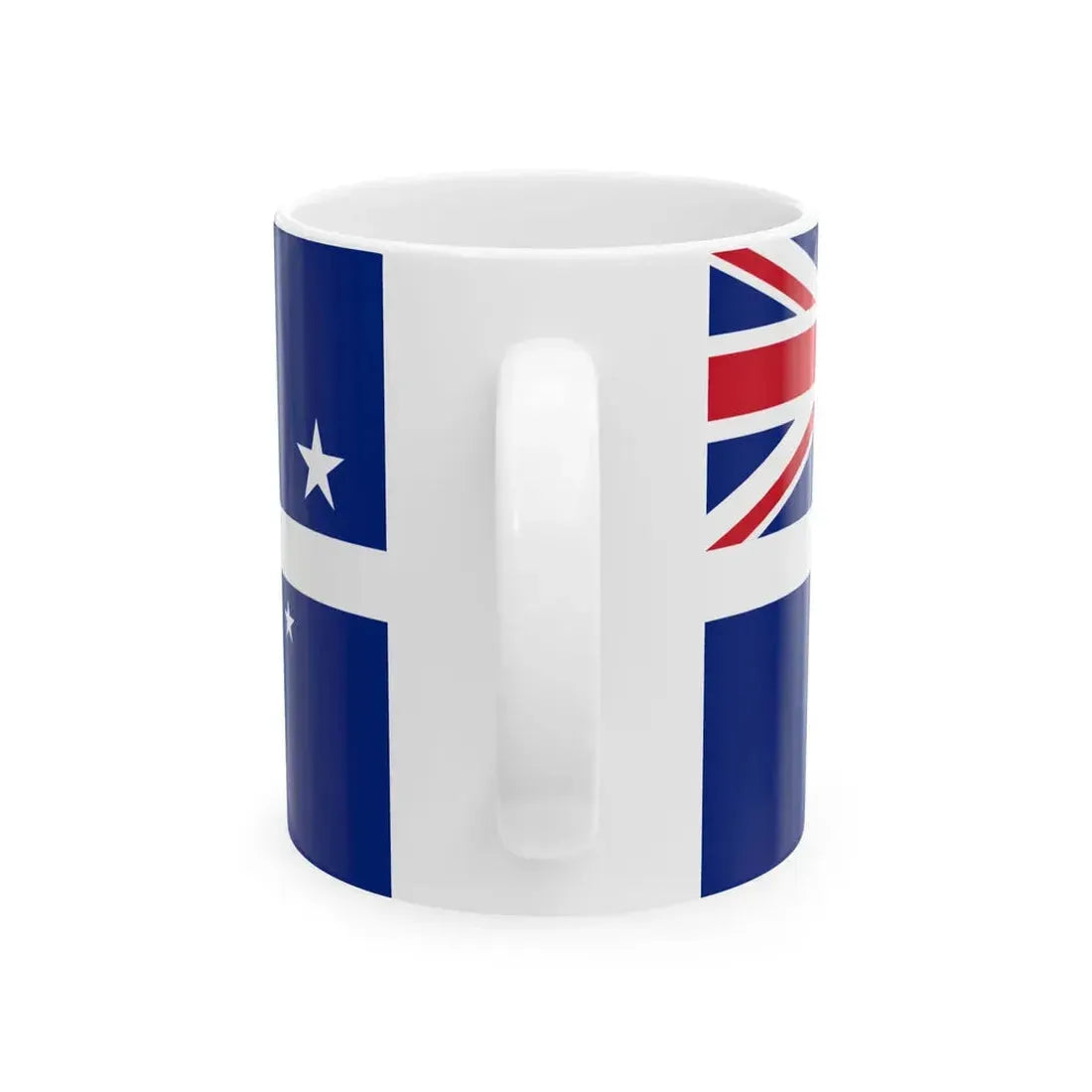 Flag of Tasmania 1875 (Australia) White Coffee Mug - Go Mug Yourself