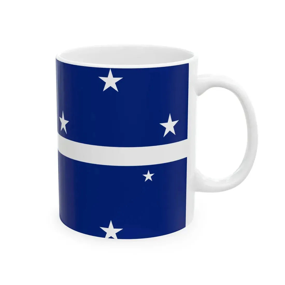 Flag of Tasmania 1875 (Australia) White Coffee Mug - Go Mug Yourself