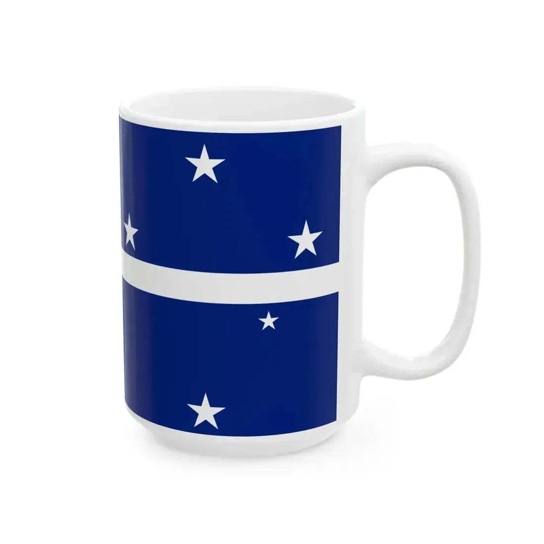 Flag of Tasmania 1875 (Australia) White Coffee Mug - Go Mug Yourself