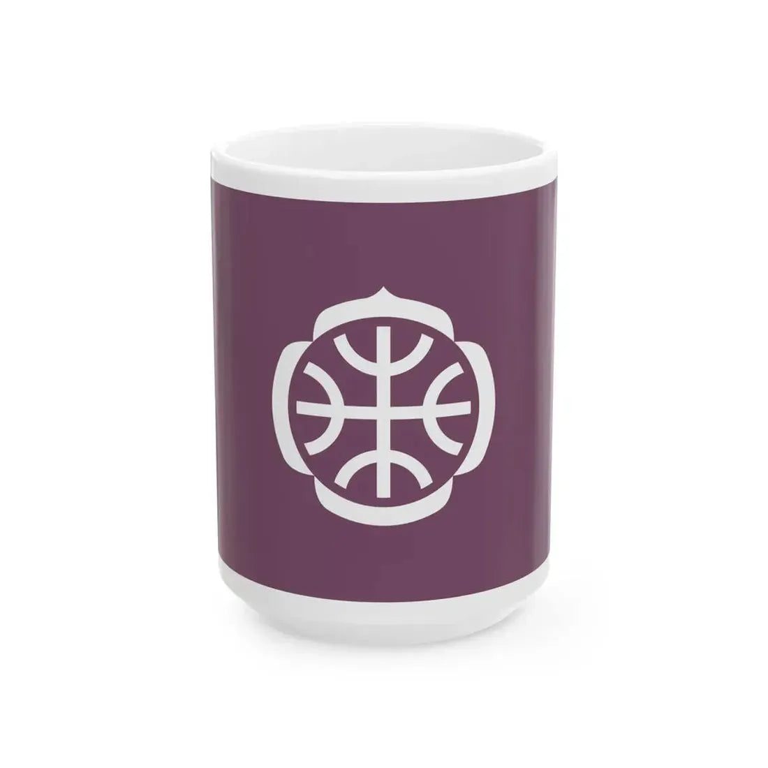 Flag of Tatebayashi Gunma (Japan) White Coffee Mug 15oz - Go Mug Yourself