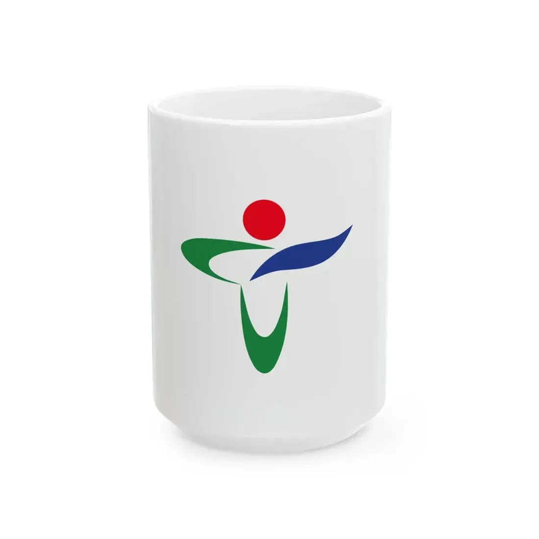 Flag of Tatsuno Hyogo (Japan) White Coffee Mug 15oz - Go Mug Yourself