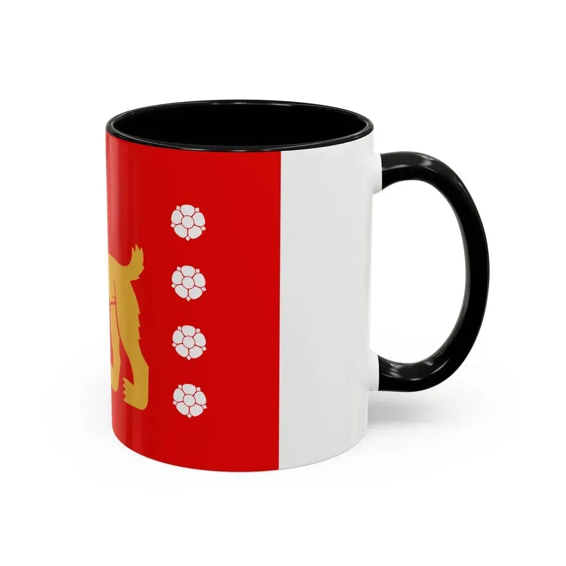 Flag of Tavastia Proper Finland - Accent Coffee Mug - Go Mug Yourself