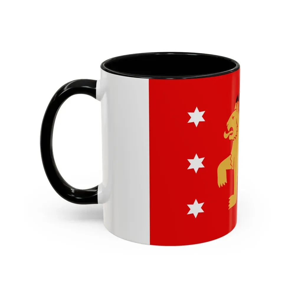 Flag of Tavastia Proper Finland - Accent Coffee Mug - Go Mug Yourself