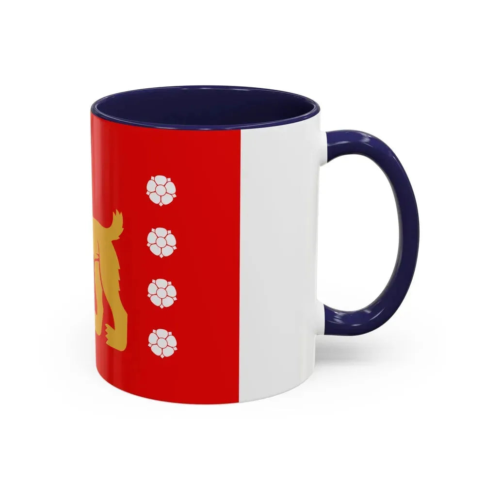 Flag of Tavastia Proper Finland - Accent Coffee Mug - Go Mug Yourself