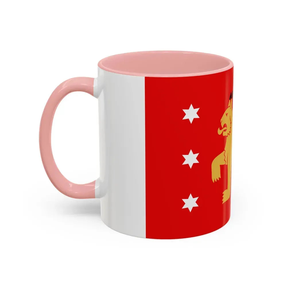 Flag of Tavastia Proper Finland - Accent Coffee Mug - Go Mug Yourself