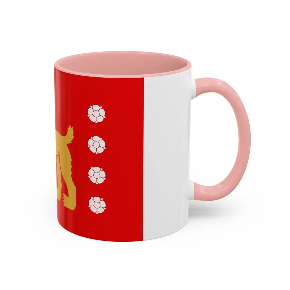 Flag of Tavastia Proper Finland - Accent Coffee Mug - Go Mug Yourself