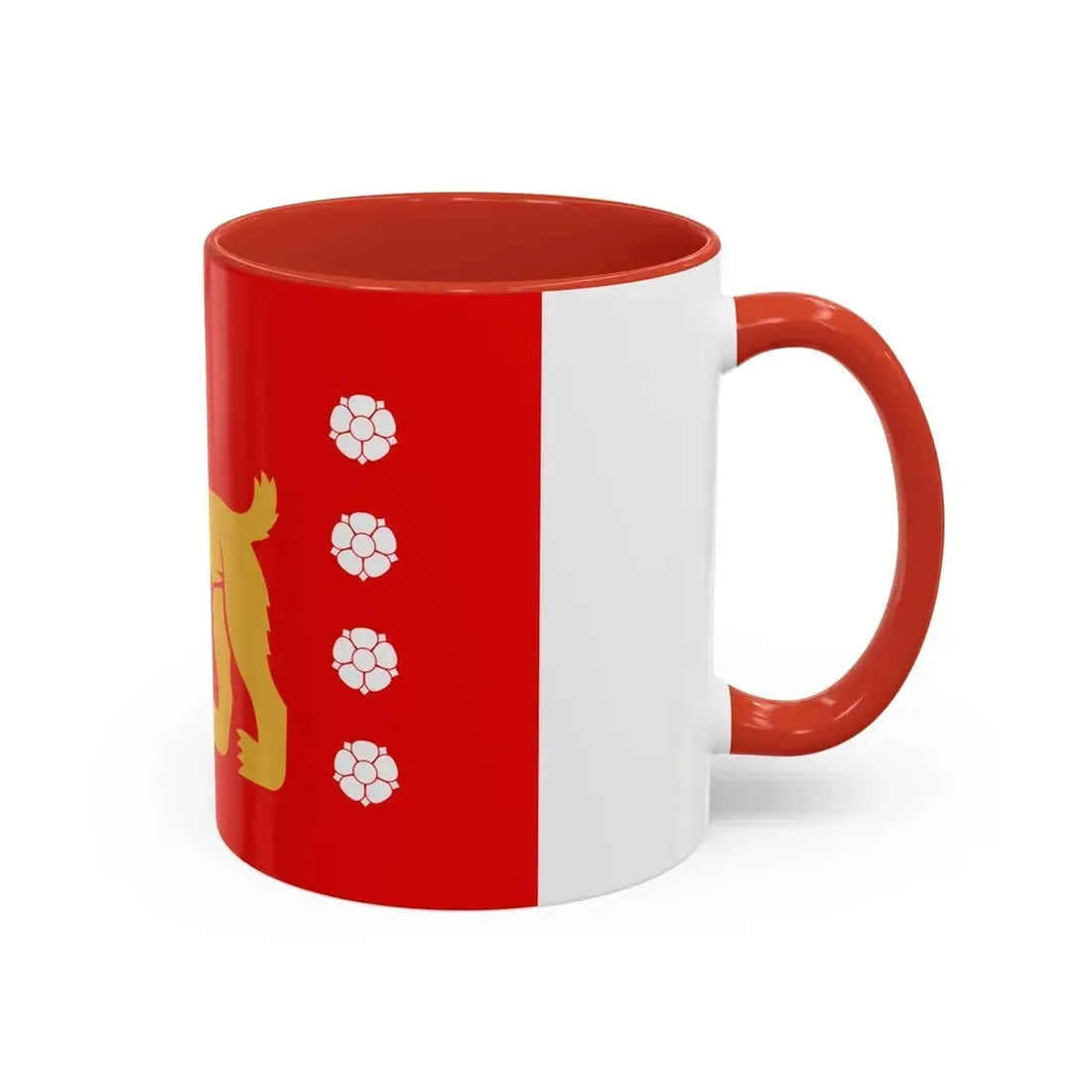 Flag of Tavastia Proper Finland - Accent Coffee Mug - Go Mug Yourself
