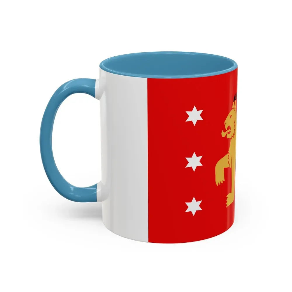 Flag of Tavastia Proper Finland - Accent Coffee Mug - Go Mug Yourself
