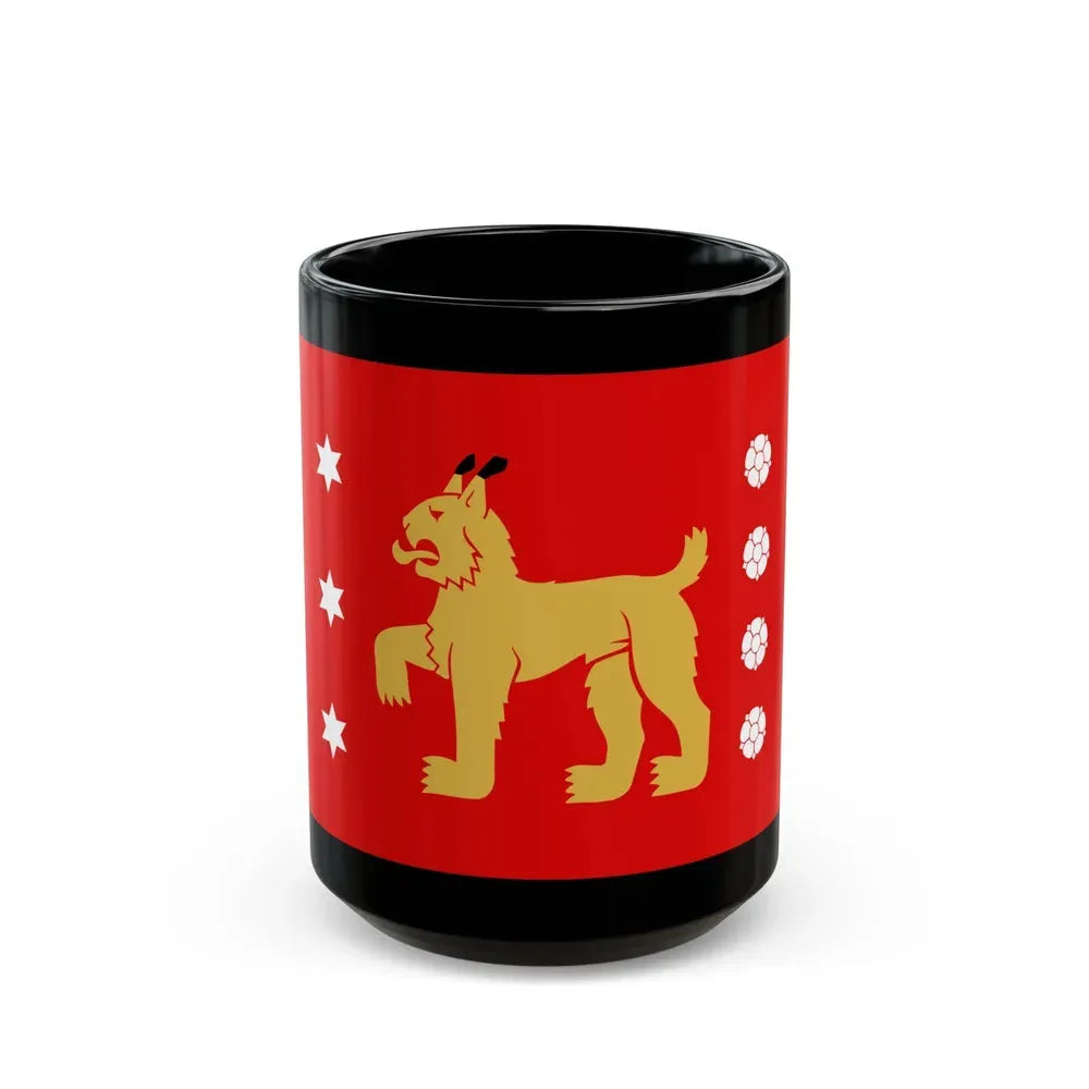 Flag of Tavastia Proper Finland - Black Coffee Mug 15oz - Go Mug Yourself