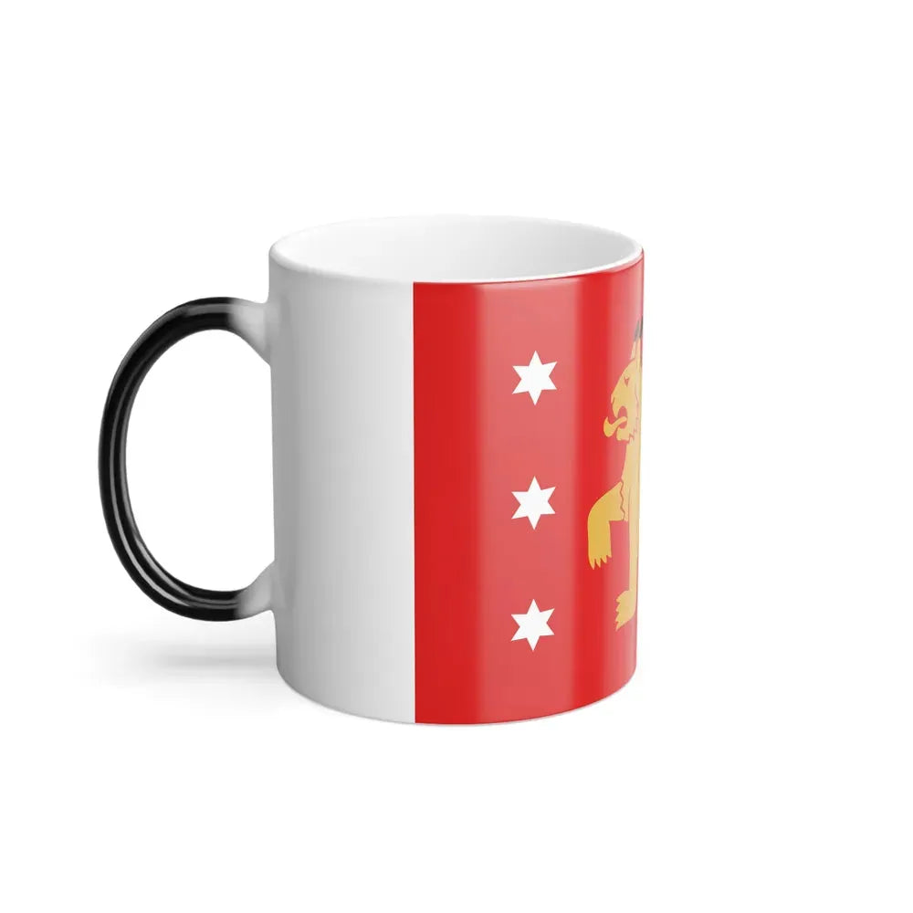 Flag of Tavastia Proper Finland - Color Changing Coffee Mug - Go Mug Yourself