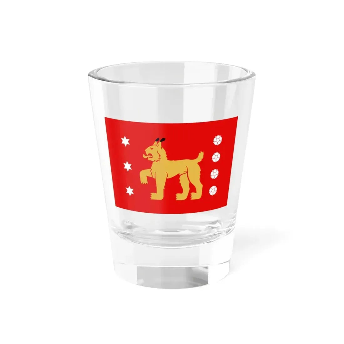 Flag of Tavastia Proper Finland - Shot Glass 1.5oz 1.5oz - Go Mug Yourself