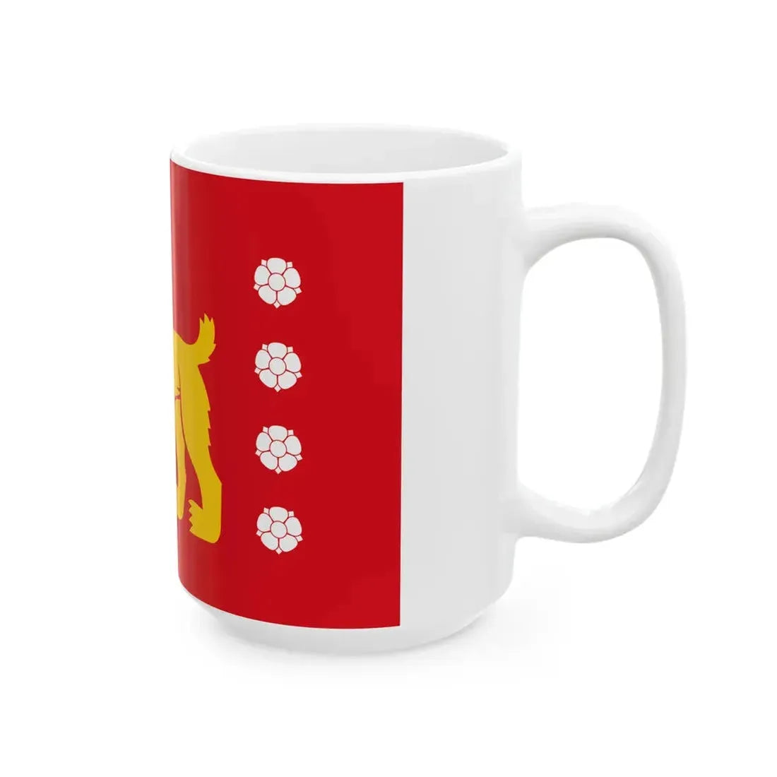 Flag of Tavastia Proper (Finland) White Coffee Mug - Go Mug Yourself