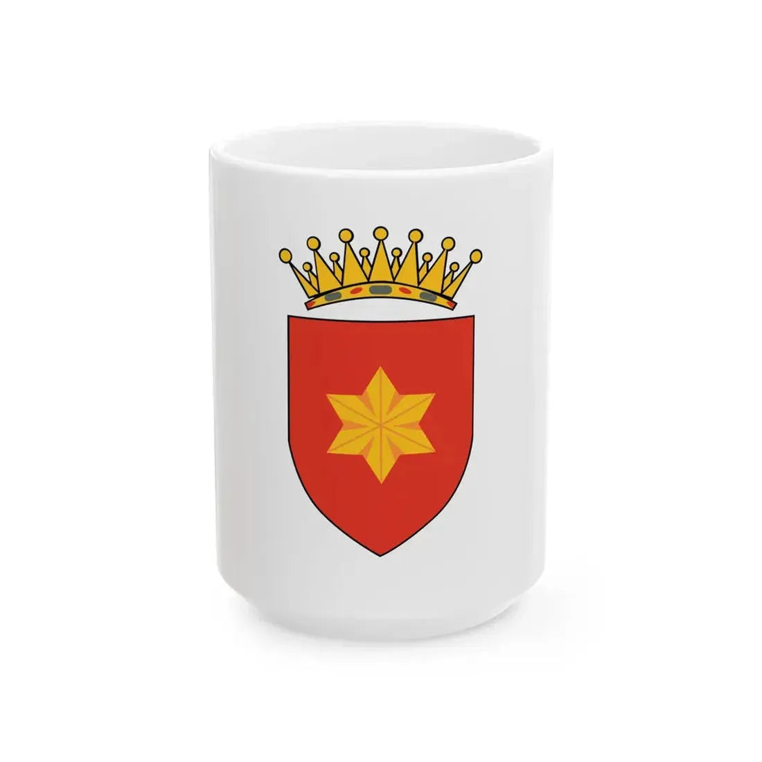 Flag of Tavolara (Italy) White Coffee Mug 15oz - Go Mug Yourself