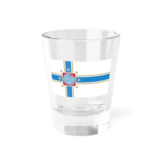 Flag of Tbilisi Georgia - Shot Glass 1.5oz 1.5oz - Go Mug Yourself