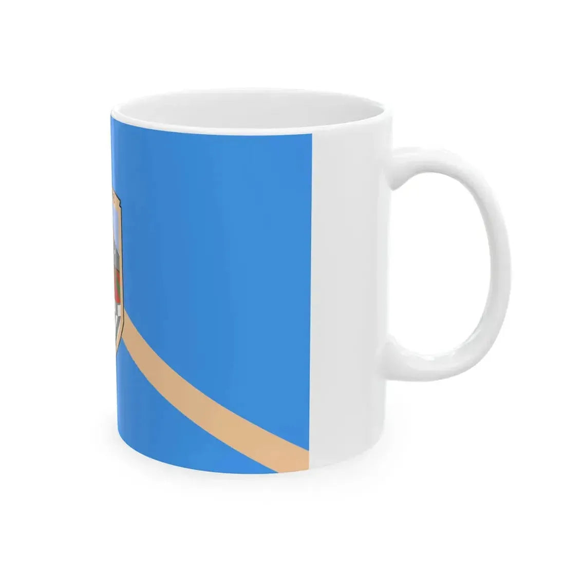 Flag of Tearce Municipality North Macedonia (North Macedonia) White Coffee Mug - Go Mug Yourself