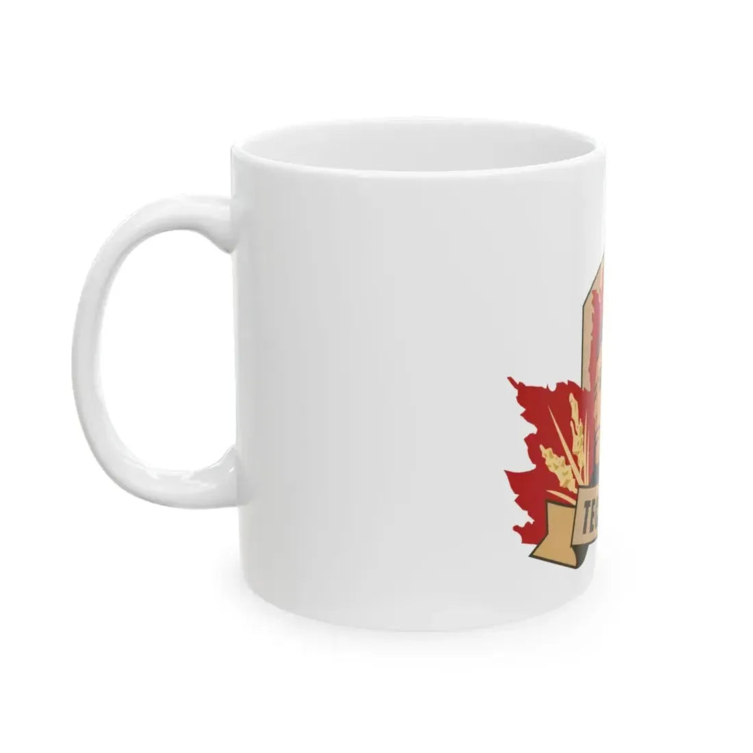 Flag of Tecumseh Canada (Canada) White Coffee Mug - Go Mug Yourself
