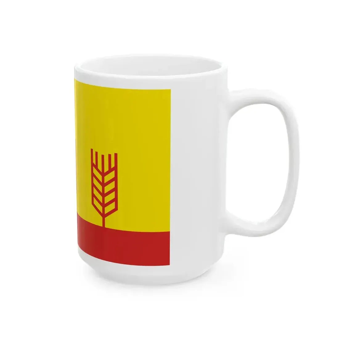 Flag of Tegeshevskoe Chuvashia (Russia) White Coffee Mug - Go Mug Yourself