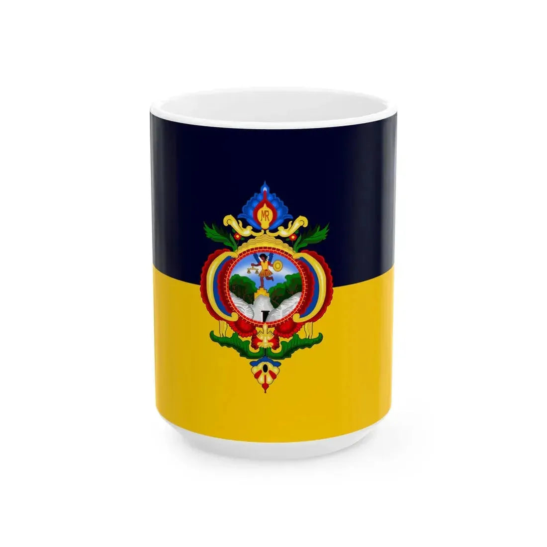 Flag of Tegucigalpa (Honduras) White Coffee Mug 15oz - Go Mug Yourself