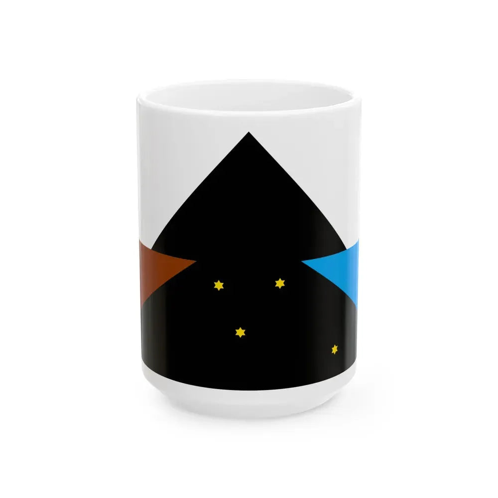 Flag of Tehuelche people - White Coffee Mug 15oz - Go Mug Yourself