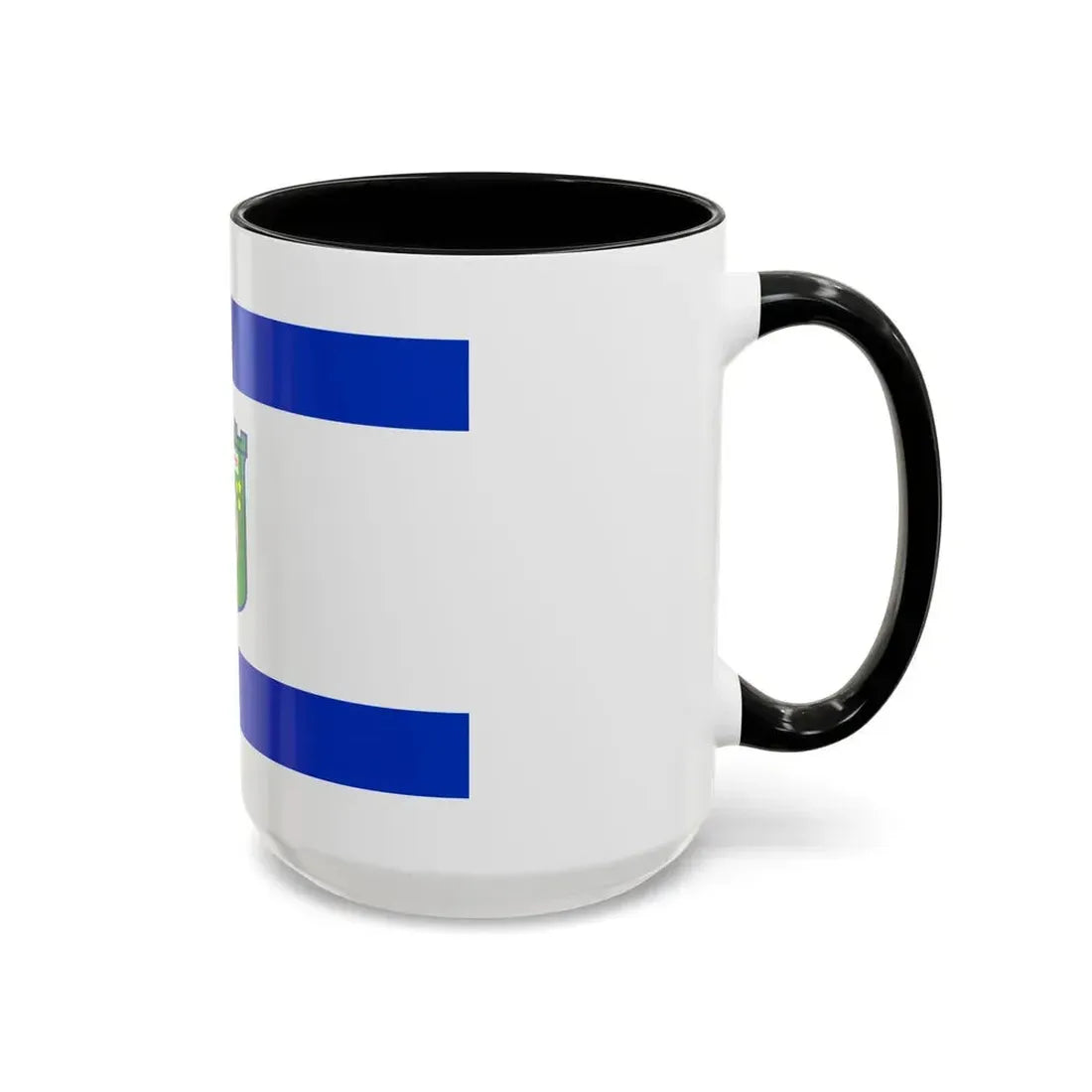 Flag of Tel Aviv Israel - Accent Coffee Mug - Go Mug Yourself