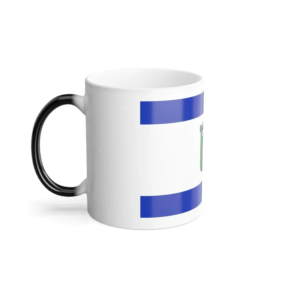 Flag of Tel Aviv Israel - Color Changing Coffee Mug - Go Mug Yourself