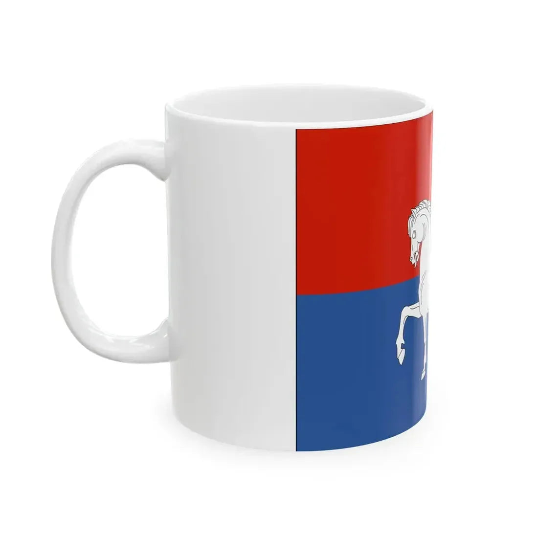 Flag of Telavi Municipality (Georgia) White Coffee Mug - Go Mug Yourself