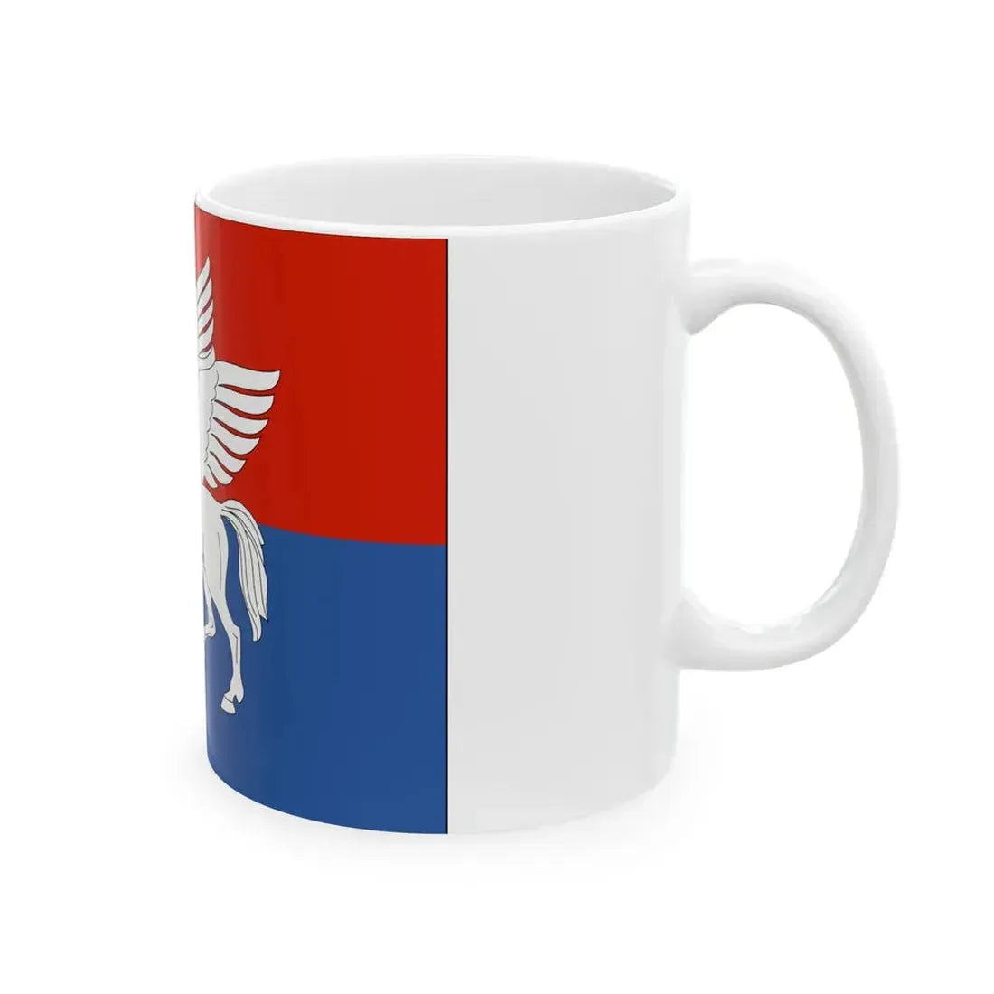 Flag of Telavi Municipality (Georgia) White Coffee Mug - Go Mug Yourself