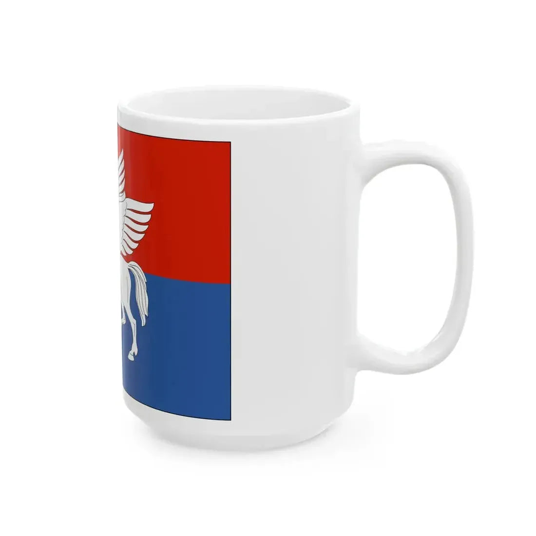 Flag of Telavi Municipality (Georgia) White Coffee Mug - Go Mug Yourself