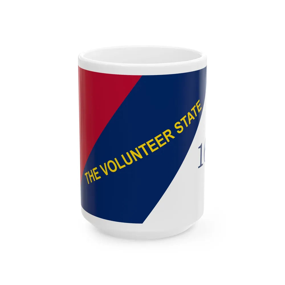 Flag of Tennessee 1897-1905 (United States) White Coffee Mug 15oz - Go Mug Yourself