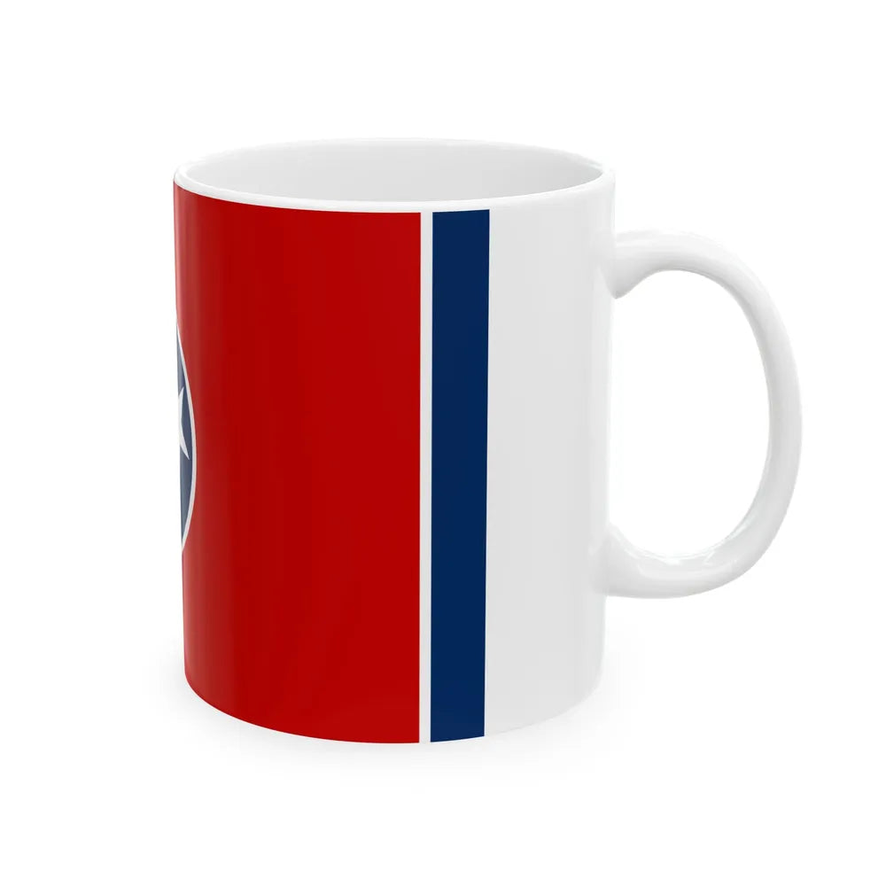 Flag of Tennessee (United States) White Coffee Mug - Go Mug Yourself